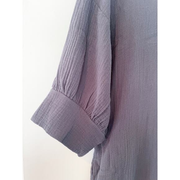 Women's Pinch Gray Oversized Shirt Dress Size Small - Picture 7 of 9